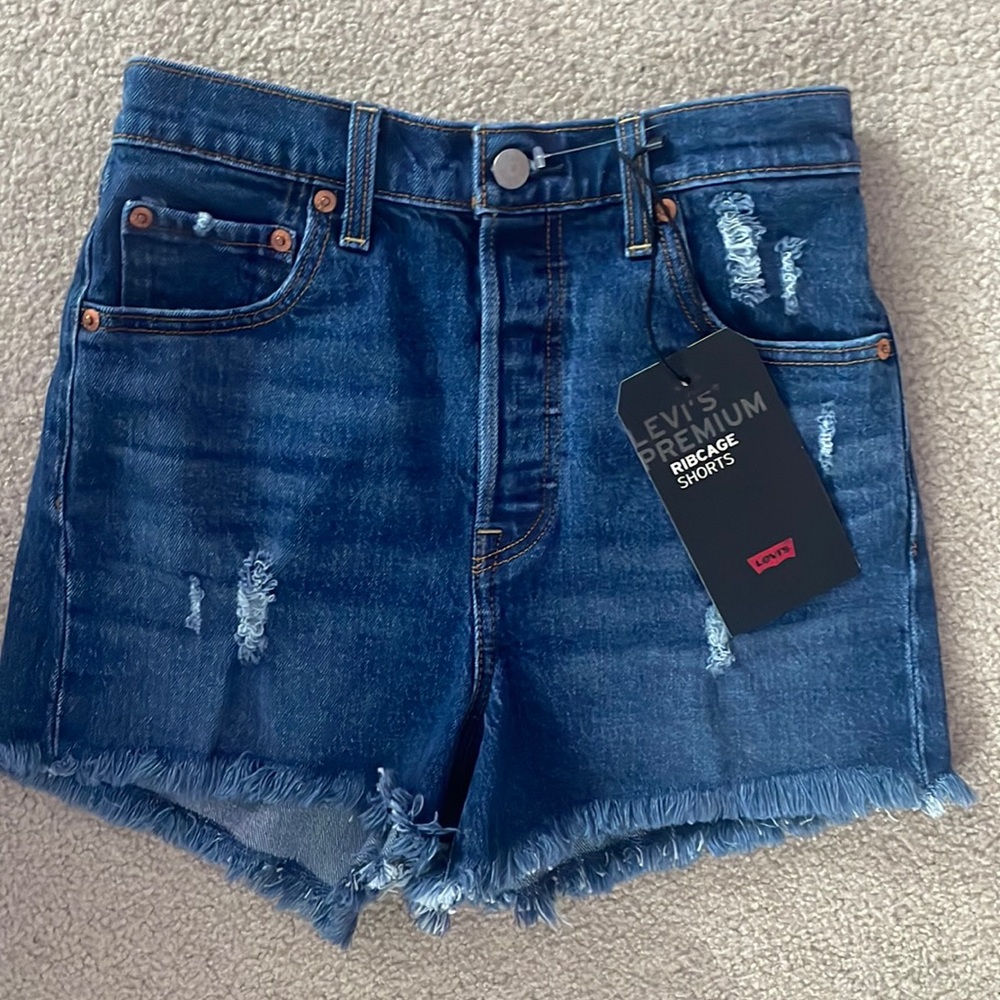 Levi’s Premium Ribcage Shorts